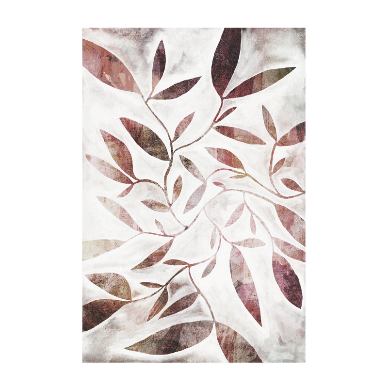 wall-art-print-canvas-poster-framed-Watercolour Leaves Rust , By Dear Musketeer Studio-1