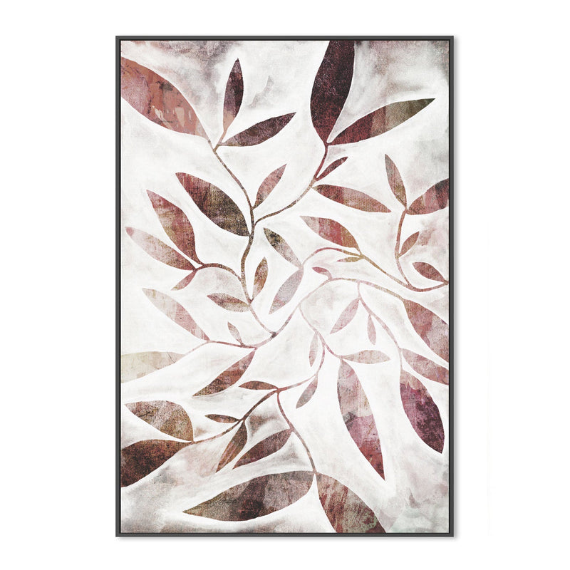 wall-art-print-canvas-poster-framed-Watercolour Leaves Rust , By Dear Musketeer Studio-3
