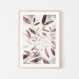 wall-art-print-canvas-poster-framed-Watercolour Leaves Rust , By Dear Musketeer Studio-6