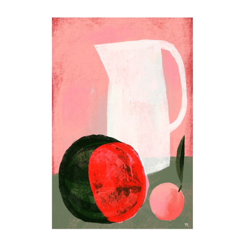 wall-art-print-canvas-poster-framed-Watermelon , By Marco Marella-1