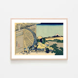 wall-art-print-canvas-poster-framed-Watermill at Onden-by-Katsushika Hokusai-Gioia Wall Art
