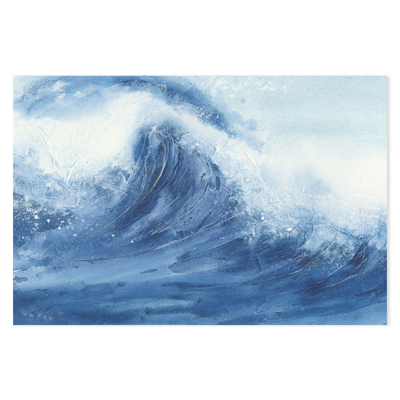wall-art-print-canvas-poster-framed-Waves, Style A & D, Set of 2-by-Chris Paschke-Gioia Wall Art