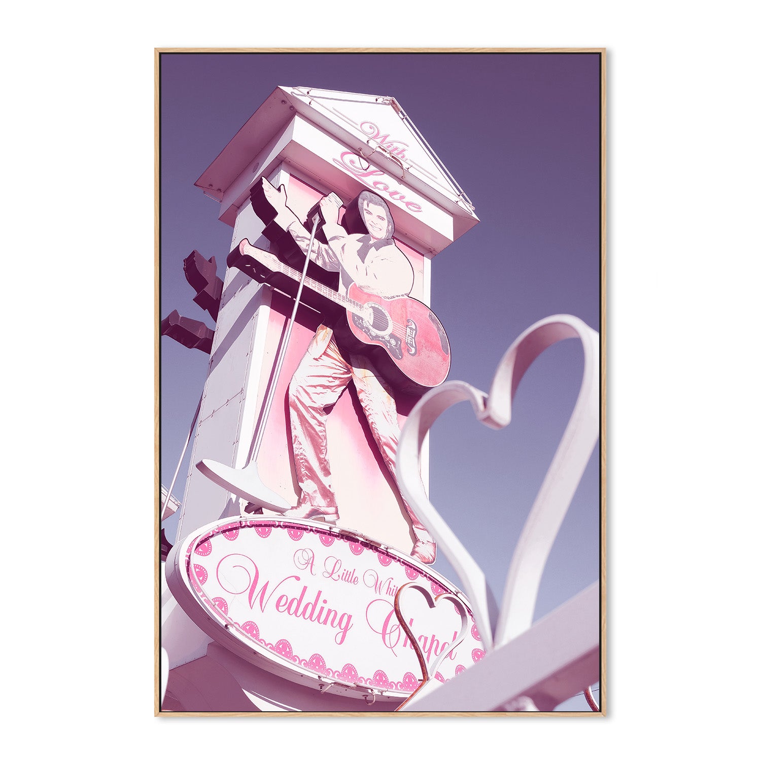 wall-art-print-canvas-poster-framed-Wedding Chappel Elvis Las Vegas-4