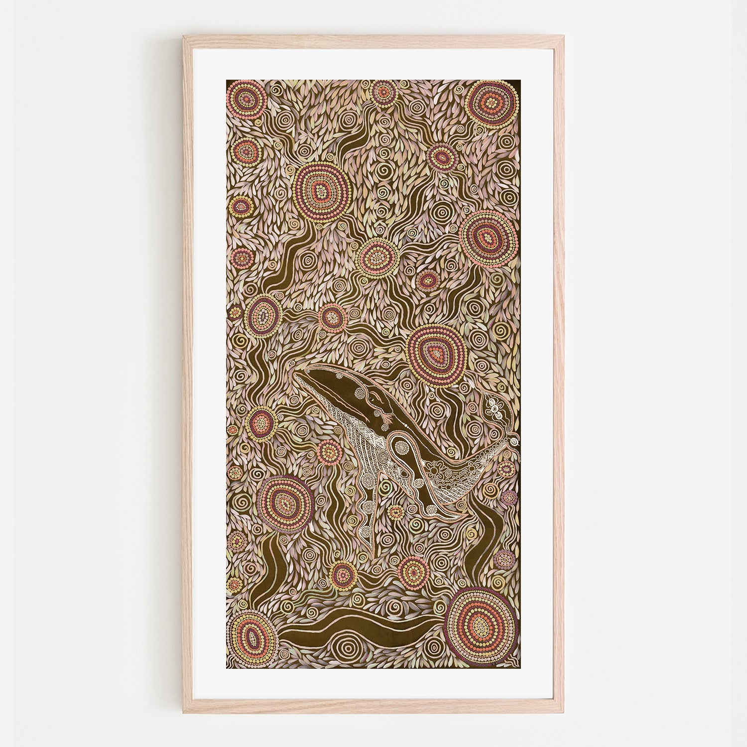 wall-art-print-canvas-poster-framed-Whale Spirit, Mocha Tone , By Emma Rigney-6