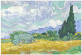 wall-art-print-canvas-poster-framed-Wheatfield With Cypress, Van Gogh-by-Gioia Wall Art-Gioia Wall Art