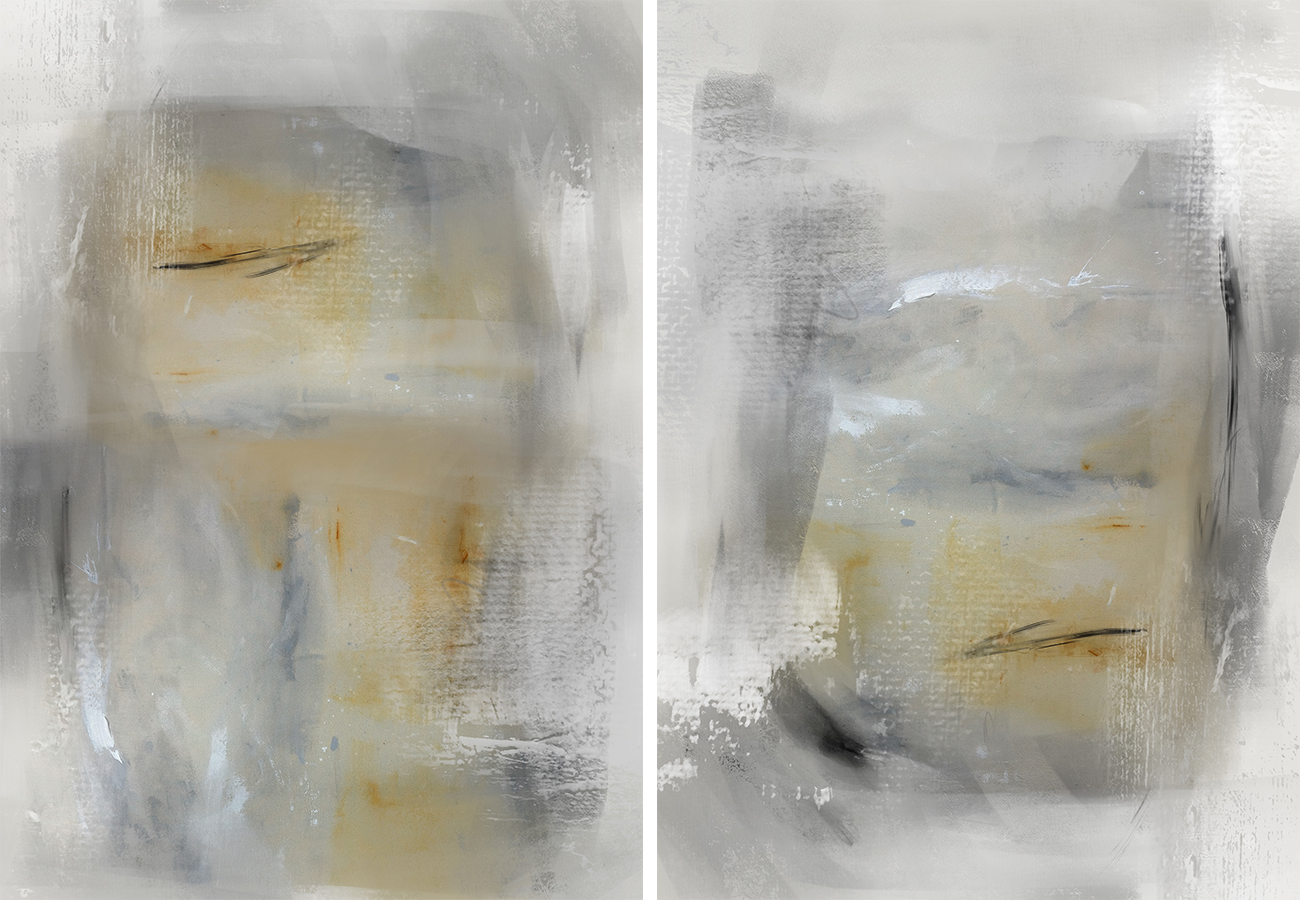 wall-art-print-canvas-poster-framed-When It Was Real No. 1 & No. 2, Set Of 2-1