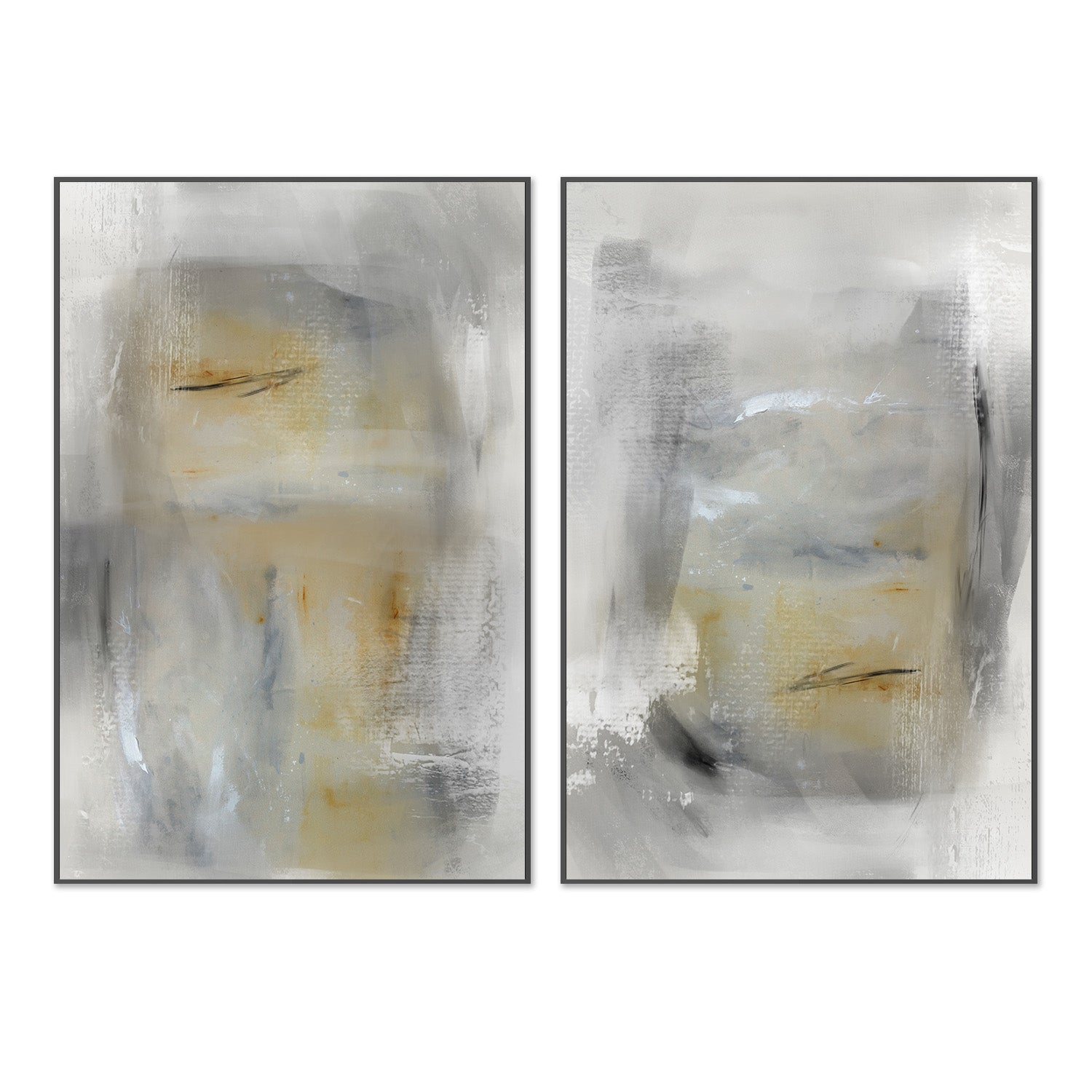 wall-art-print-canvas-poster-framed-When It Was Real No. 1 & No. 2, Set Of 2-2