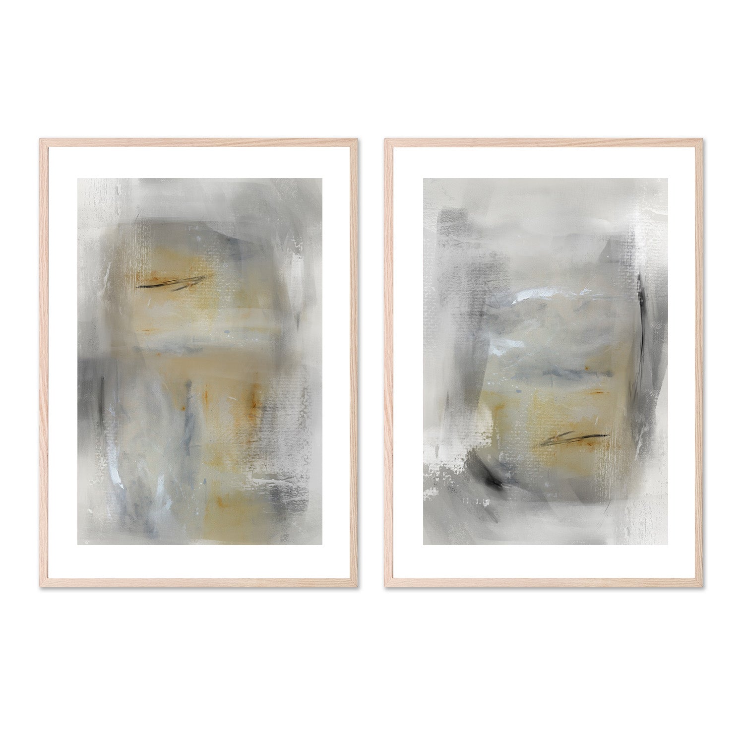 wall-art-print-canvas-poster-framed-When It Was Real No. 1 & No. 2, Set Of 2-5