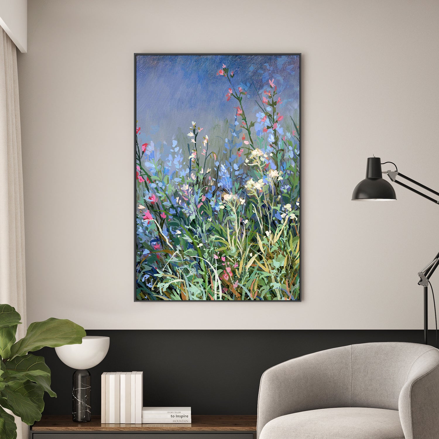 wall-art-print-canvas-poster-framed-When You're Lonely-2