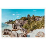wall-art-print-canvas-poster-framed-Where Sand Meets The Water, Style A, Seychelles , By Jan Becke-GIOIA-WALL-ART