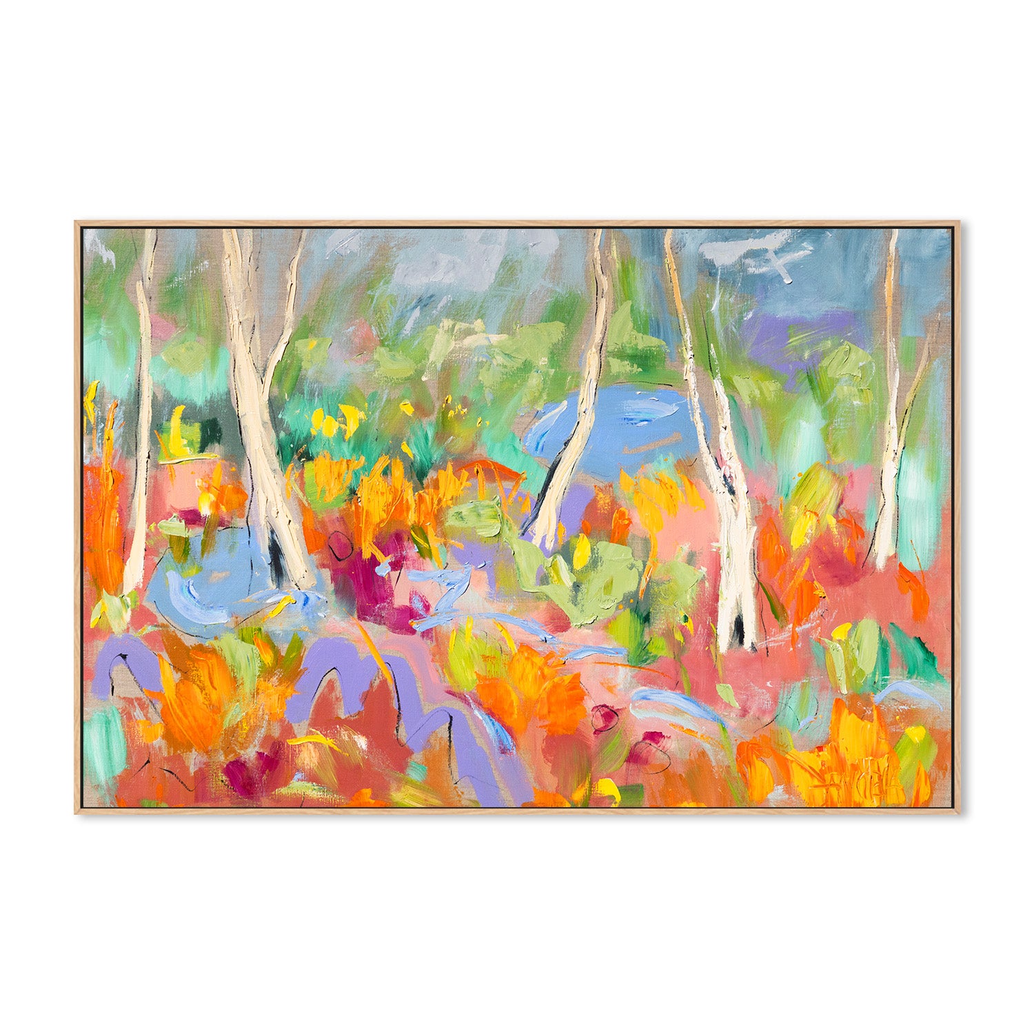 wall-art-print-canvas-poster-framed-Where the Birches Dance-4