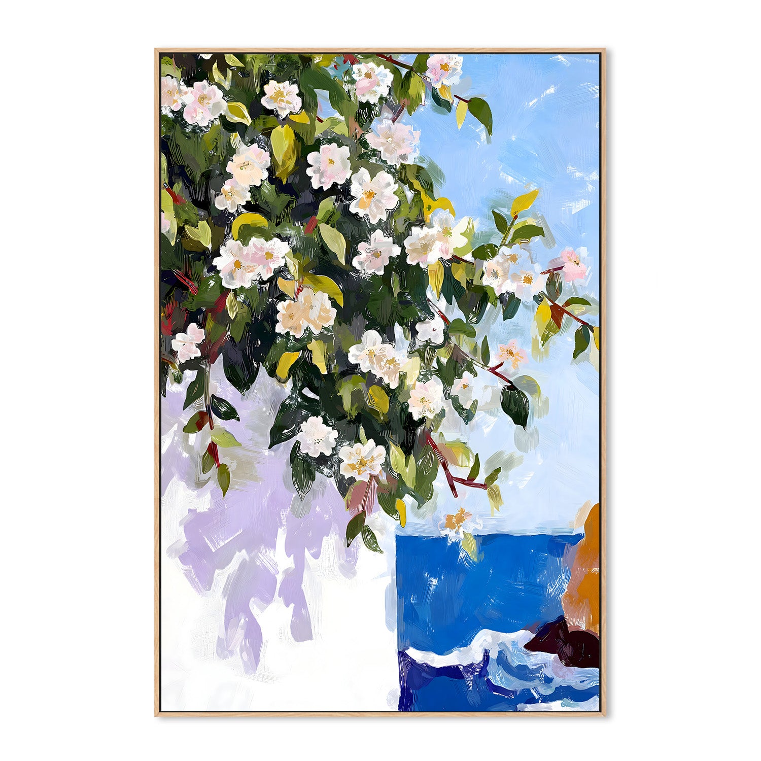 wall-art-print-canvas-poster-framed-Where The Blossoms Meet The Sea-4