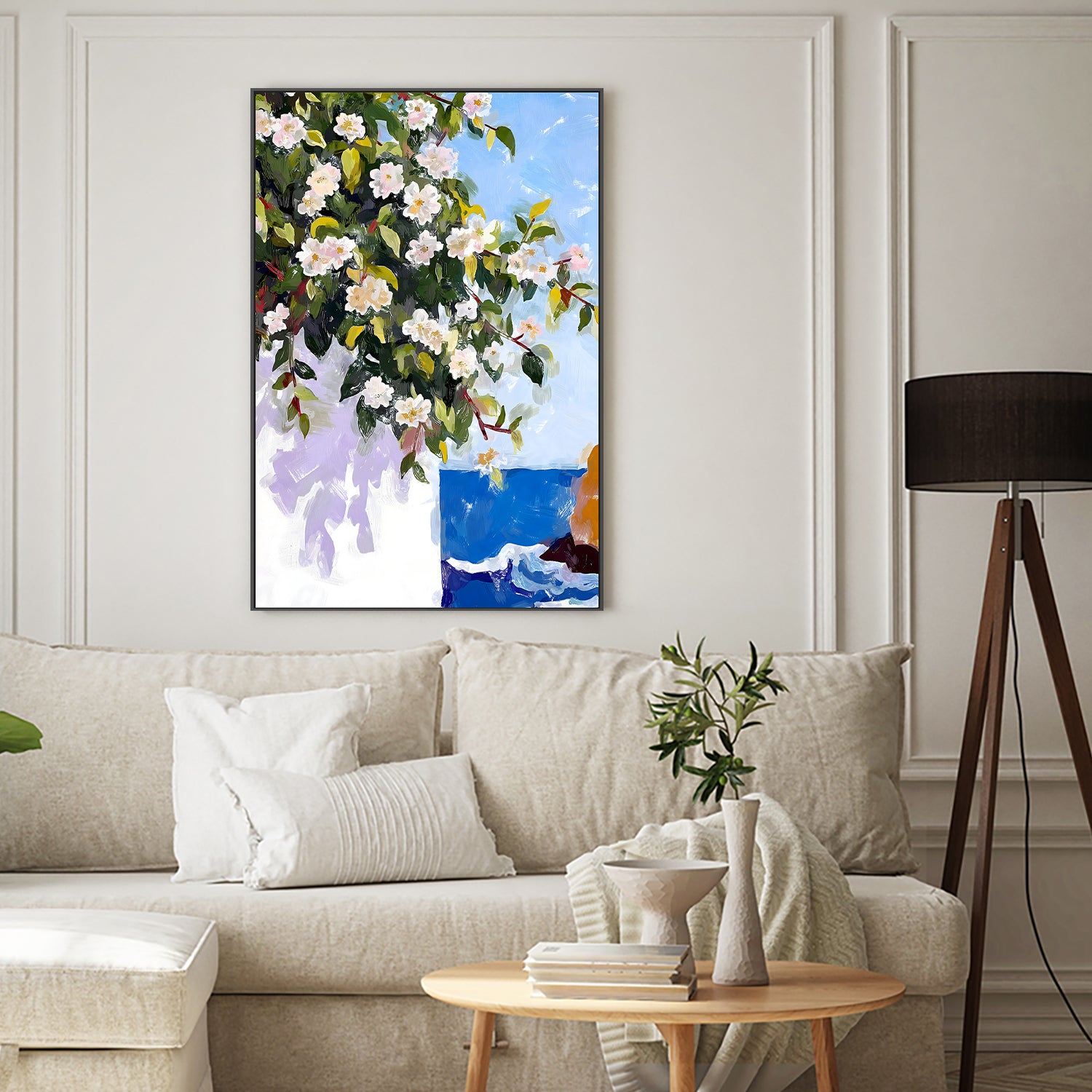 wall-art-print-canvas-poster-framed-Where The Blossoms Meet The Sea-7