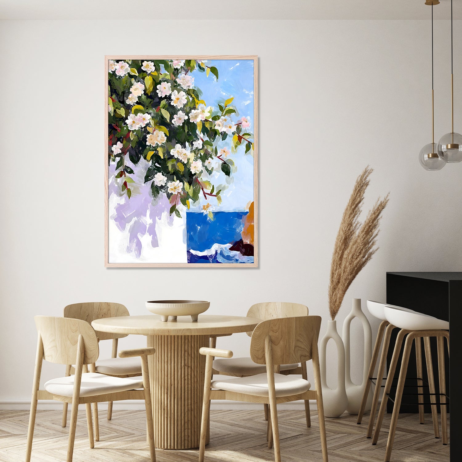 wall-art-print-canvas-poster-framed-Where The Blossoms Meet The Sea-9