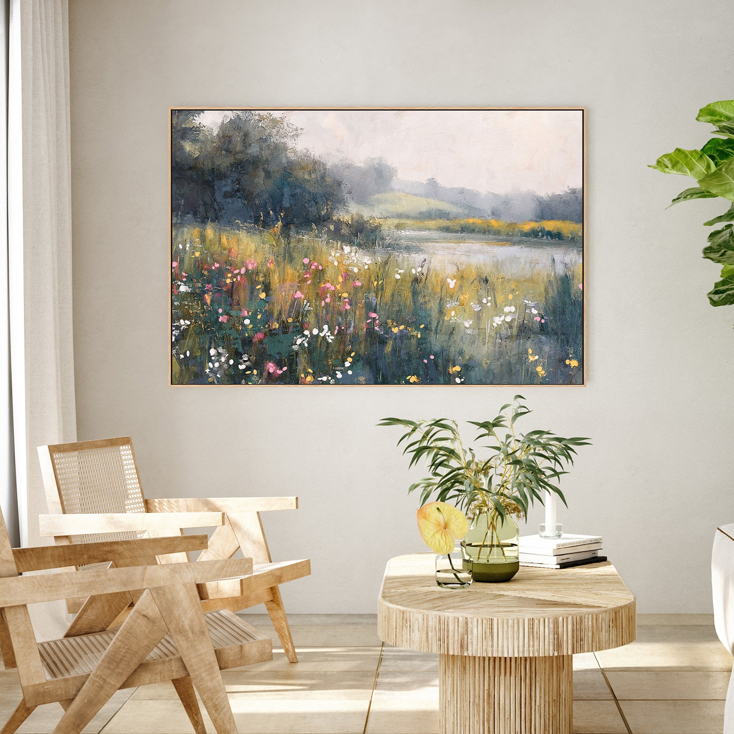 wall-art-print-canvas-poster-framed-Where the River Runs, Style A-2