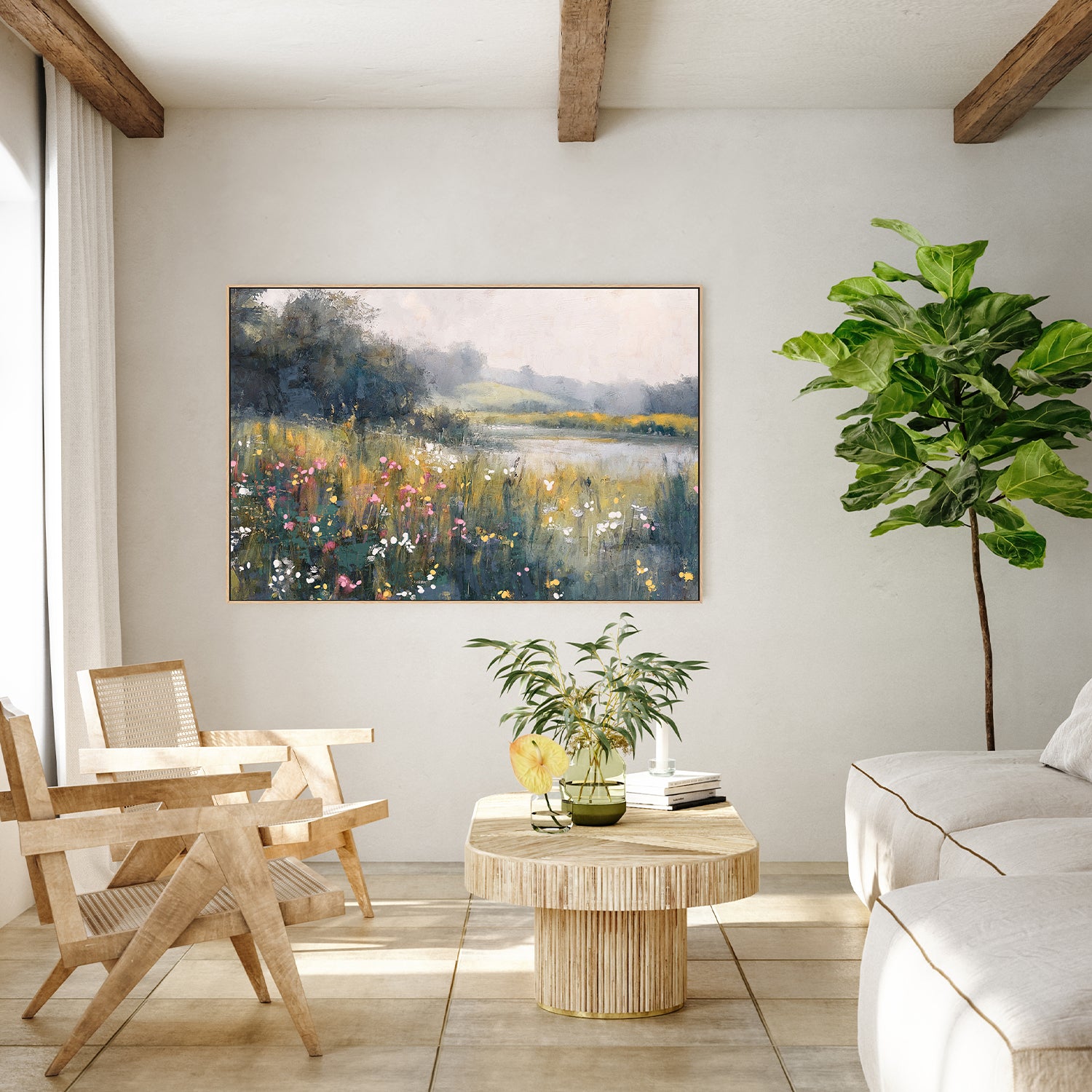 wall-art-print-canvas-poster-framed-Where the River Runs, Style A-9