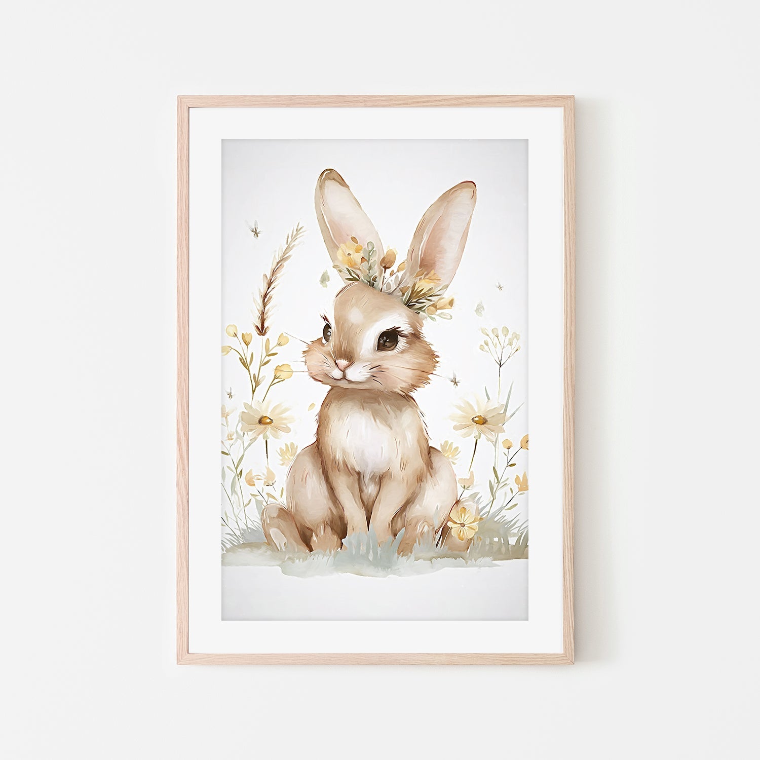 wall-art-print-canvas-poster-framed-Whimsical Baby Animals , Style A , By Accent Art Studio-6