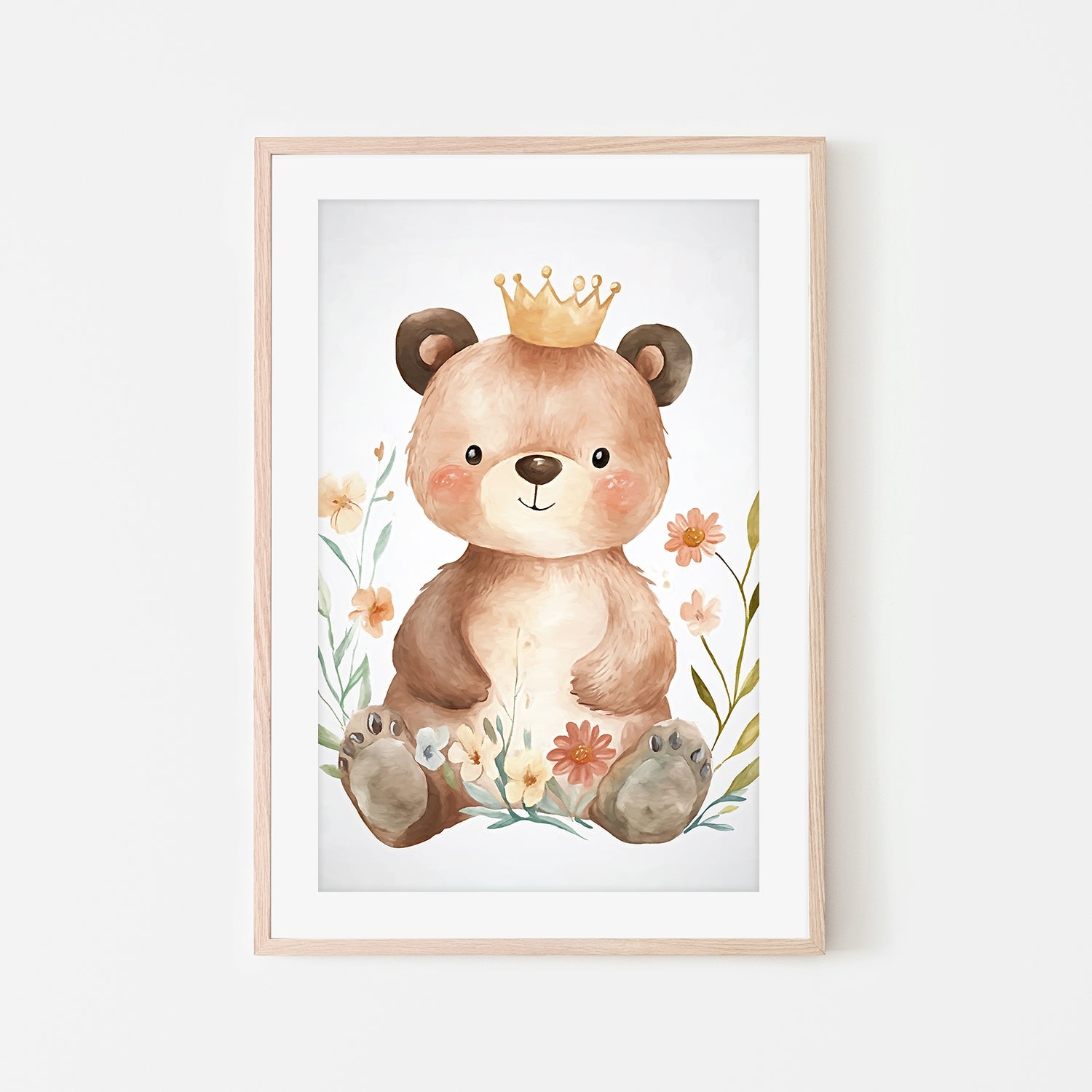 wall-art-print-canvas-poster-framed-Whimsical Baby Animals , Style C , By Accent Art Studio-6