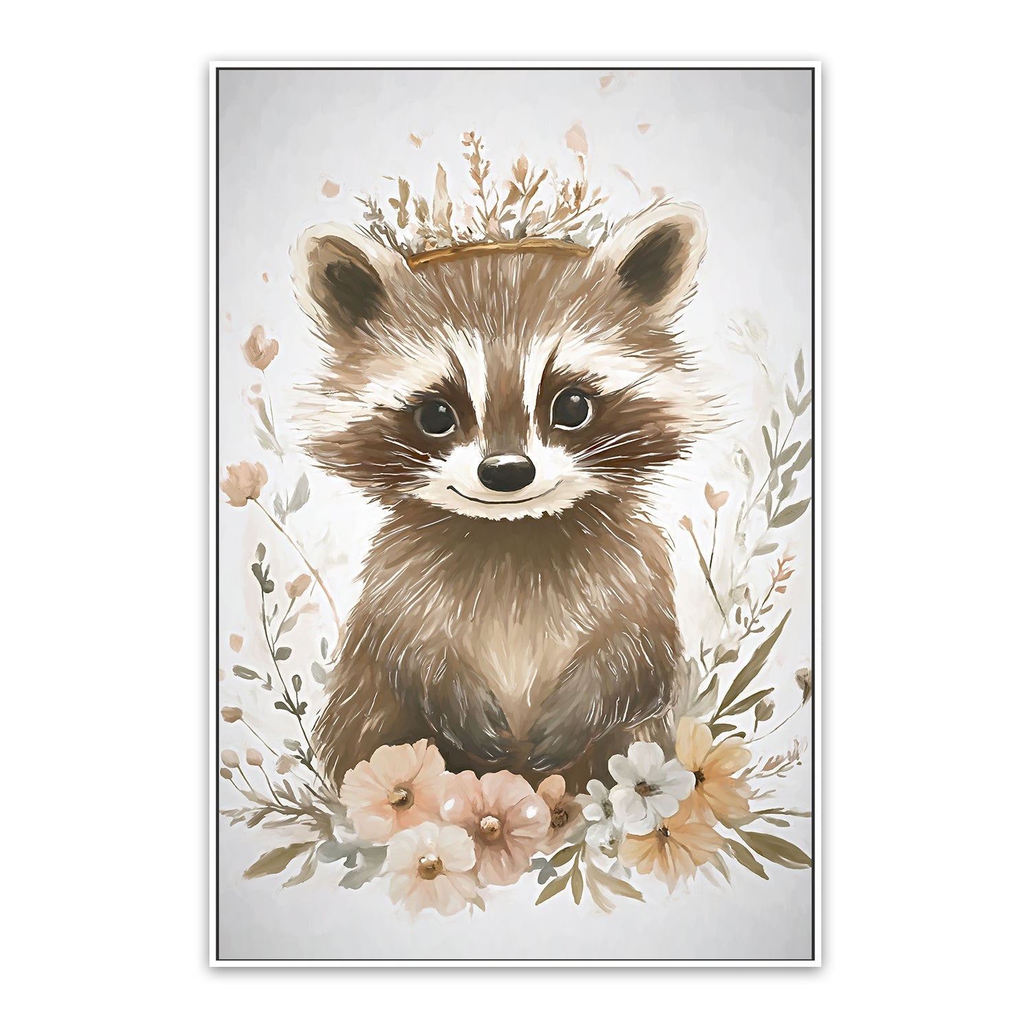 wall-art-print-canvas-poster-framed-Whimsical Baby Animals , Style D , By Accent Art Studio-5