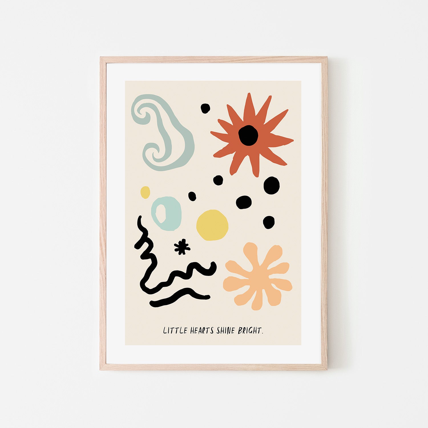 wall-art-print-canvas-poster-framed-Whimsical Shapes Dance-6