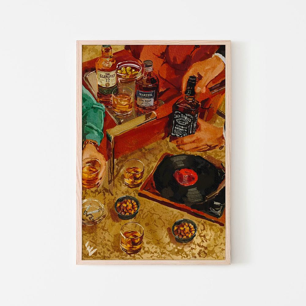 wall-art-print-canvas-poster-framed-Whiskey tasting-6