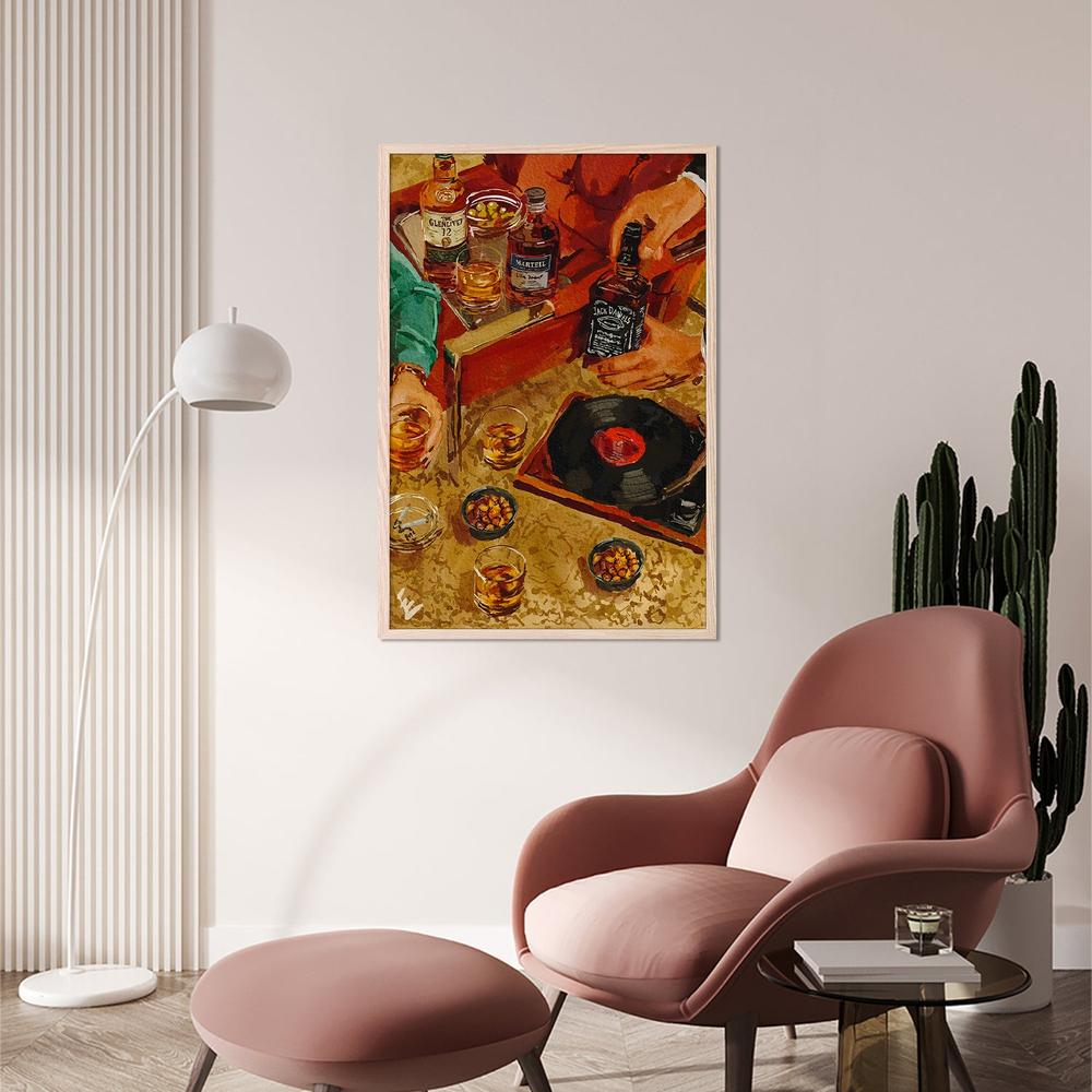 wall-art-print-canvas-poster-framed-Whiskey tasting-8