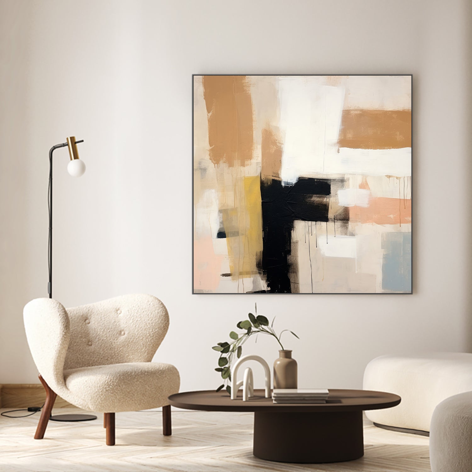 wall-art-print-canvas-poster-framed-Whispered Tones, Style A-2