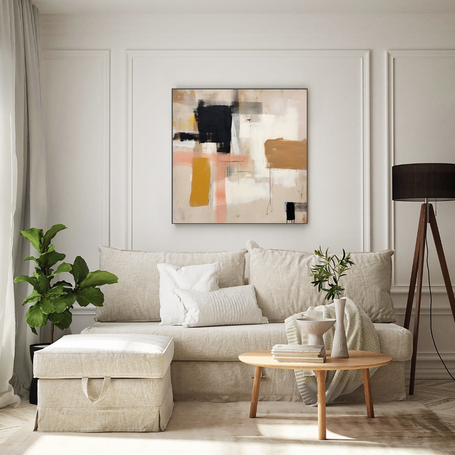 wall-art-print-canvas-poster-framed-Whispered Tones, Style B-7