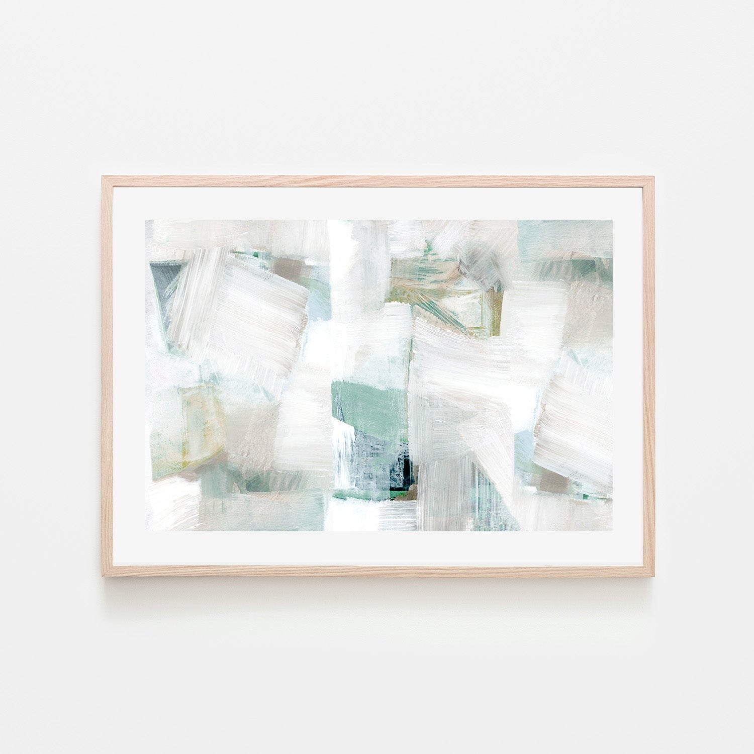 wall-art-print-canvas-poster-framed-Whispers of White and Blue, Style A-6