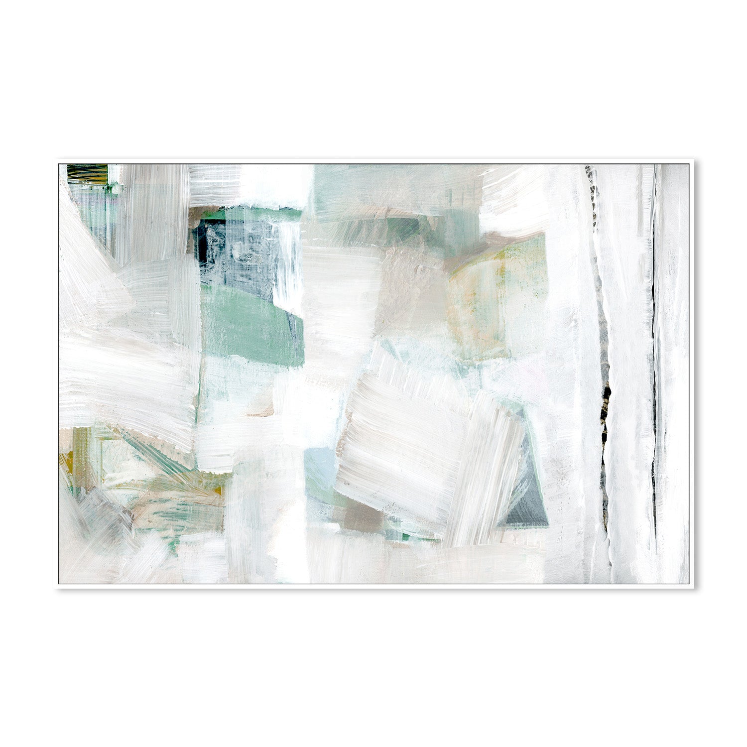 wall-art-print-canvas-poster-framed-Whispers of White and Blue, Style B-5