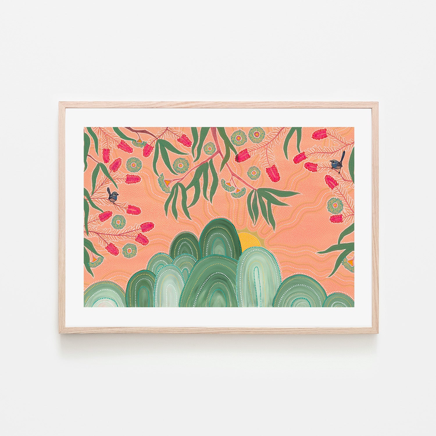 wall-art-print-canvas-poster-framed-Whispers Through The Bottle Brush-5