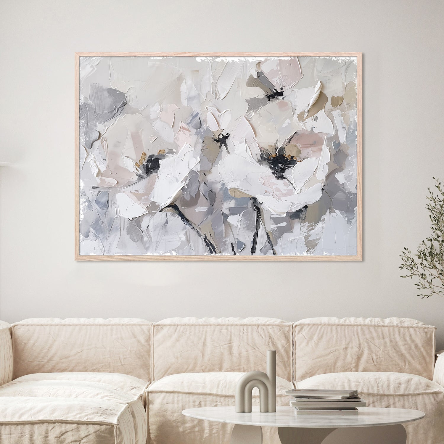 wall-art-print-canvas-poster-framed-White Blossoms-7