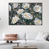 wall-art-print-canvas-poster-framed-White Camellia , By Hsin Lin-GIOIA-WALL-ART