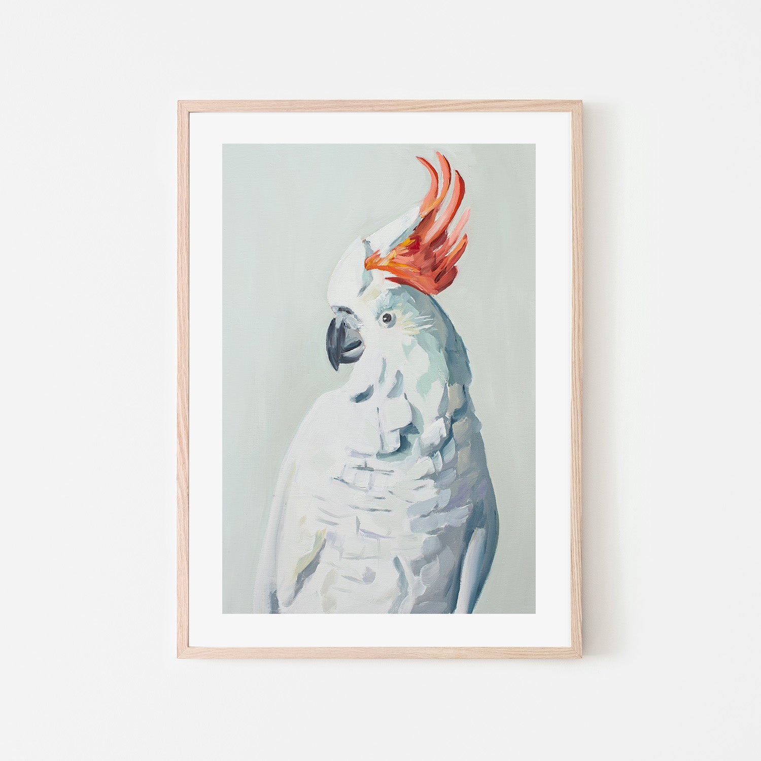 wall-art-print-canvas-poster-framed-White Cockadoo , By Jenny Westenhofer Art-6