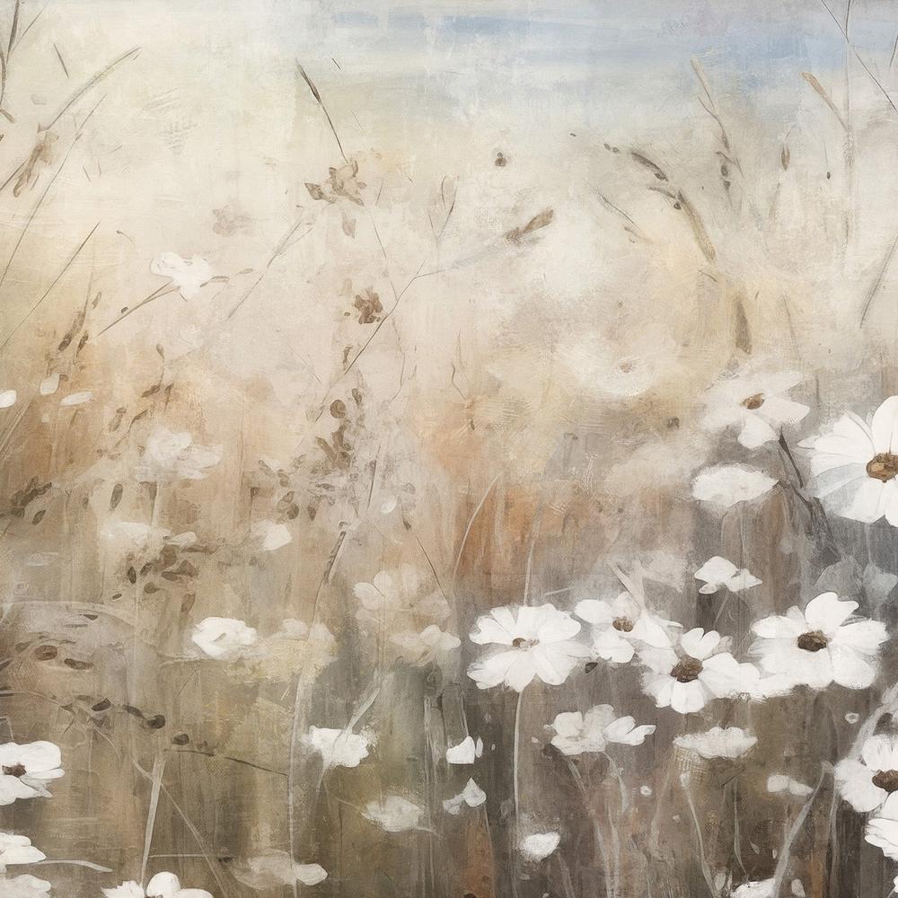 wall-art-print-canvas-poster-framed-White Flower Field, Style A-11