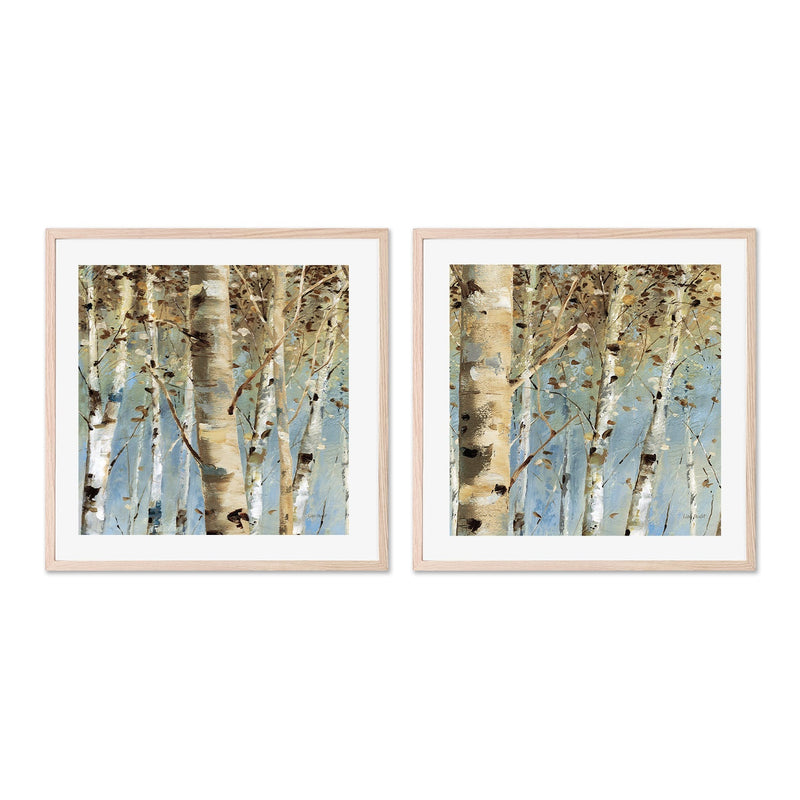 wall-art-print-canvas-poster-framed-White Forest, Style A & B, Set Of 2 , By Lisa Audit-GIOIA-WALL-ART