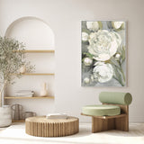 wall-art-print-canvas-poster-framed-White Garden Peonies , By Albena Hristova-GIOIA-WALL-ART
