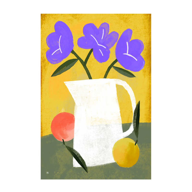 wall-art-print-canvas-poster-framed-White Jug , By Marco Marella-1