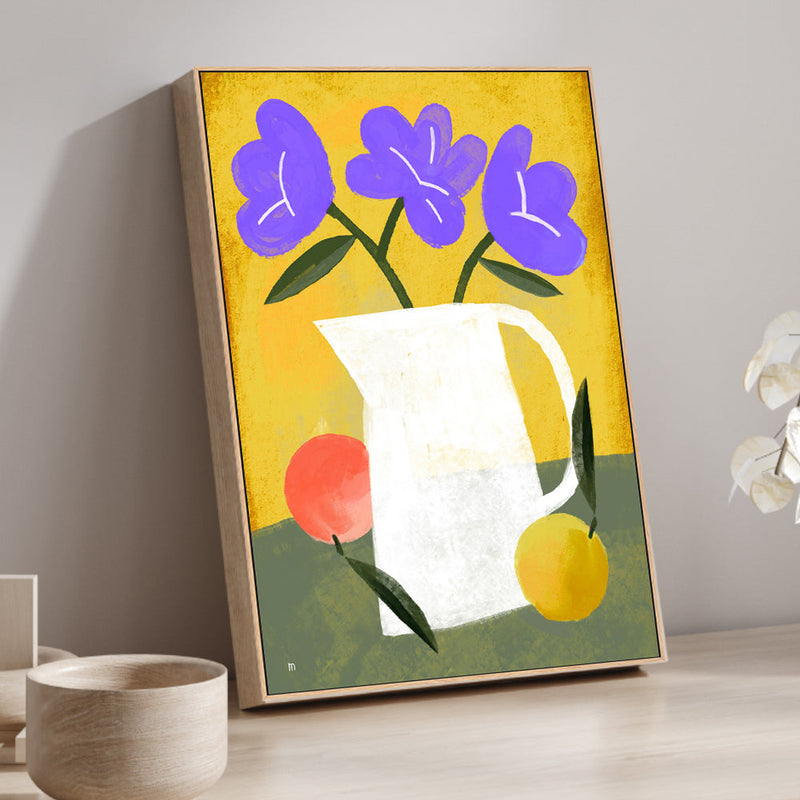 wall-art-print-canvas-poster-framed-White Jug , By Marco Marella-2
