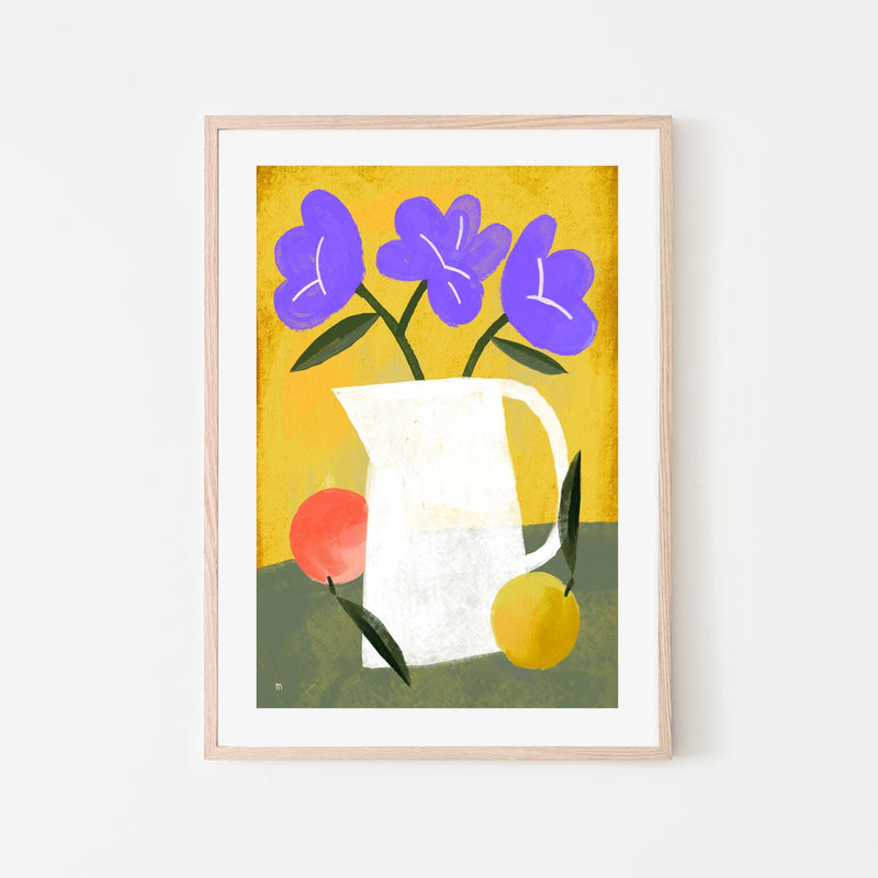 wall-art-print-canvas-poster-framed-White Jug , By Marco Marella-6