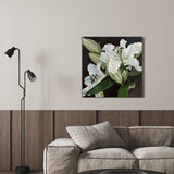 wall-art-print-canvas-poster-framed-White Lilies , By Hsin Lin-GIOIA-WALL-ART