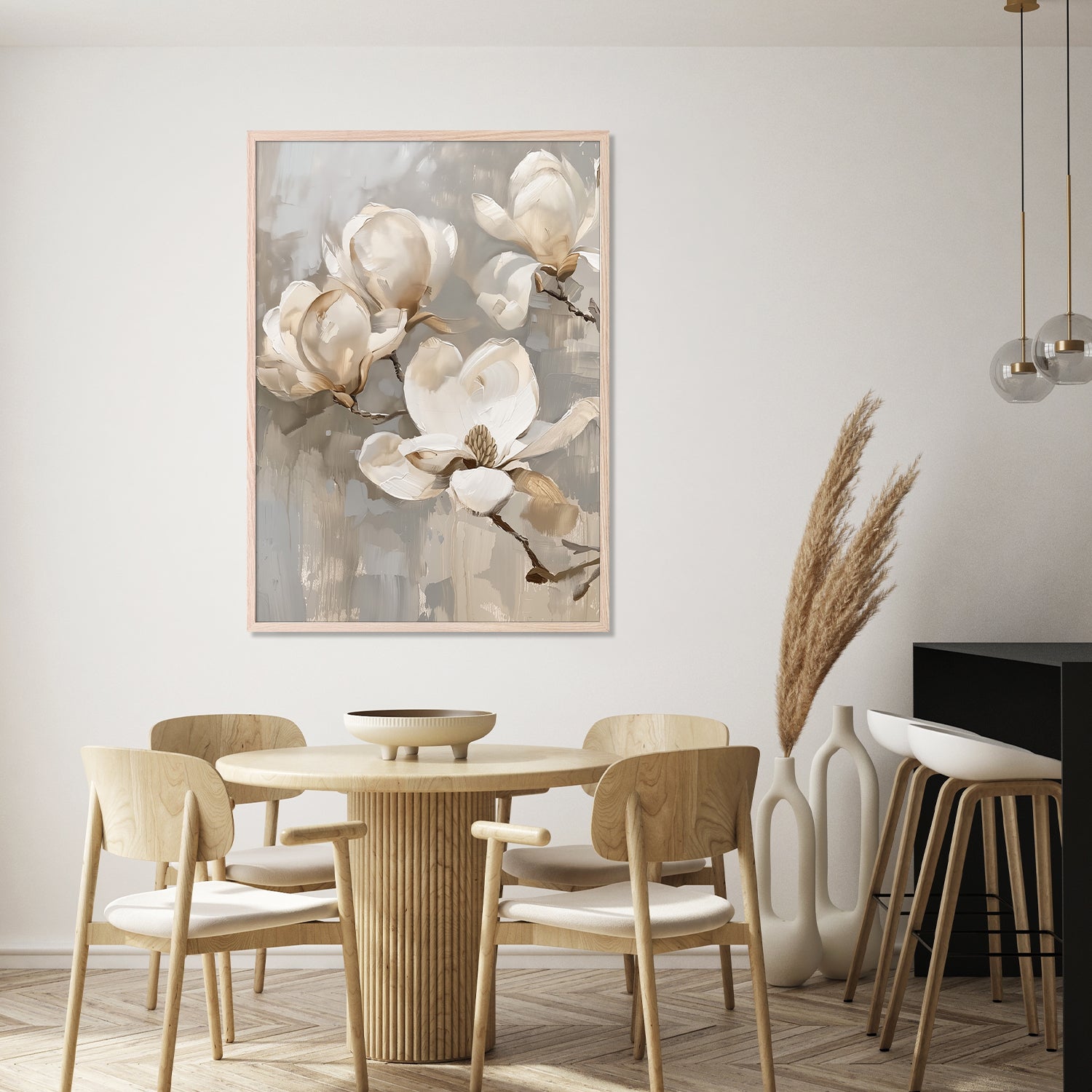 wall-art-print-canvas-poster-framed-White Magnolias-8