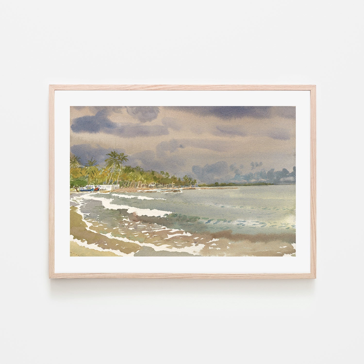 wall-art-print-canvas-poster-framed-White Waves , By David Dallison-6