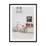wall-art-print-canvas-poster-framed-Whitewashed Bicicletta, Puglia, Italy , By Carla & Joel Photography-GIOIA-WALL-ART