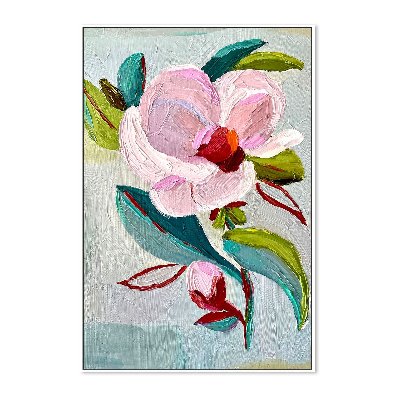 wall-art-print-canvas-poster-framed-Wild Bloomon Grey , By Kelly Angelovic-5