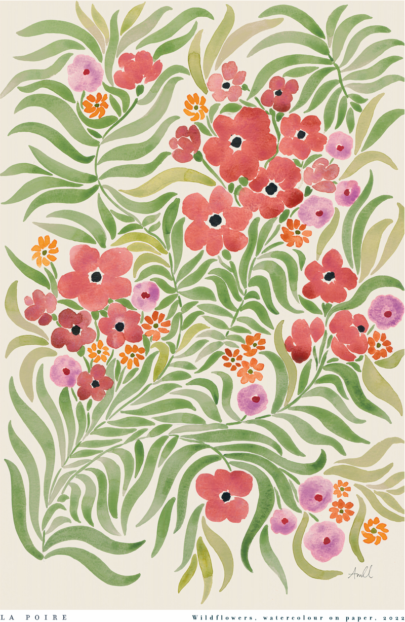 wall-art-print-canvas-poster-framed-Wild flowers , By La Poire-GIOIA-WALL-ART