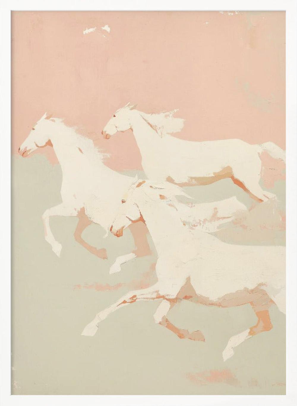 wall-art-print-canvas-poster-framed-Wild horses , By Treechild-5