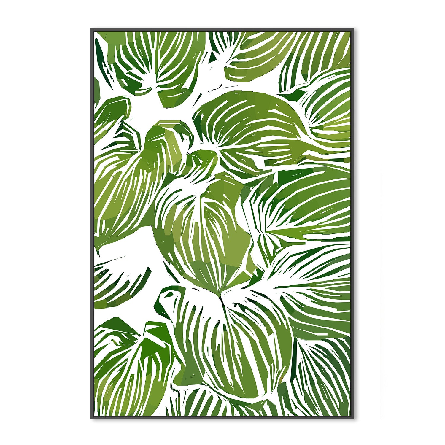 wall-art-print-canvas-poster-framed-Wild Leaves, Style C-3