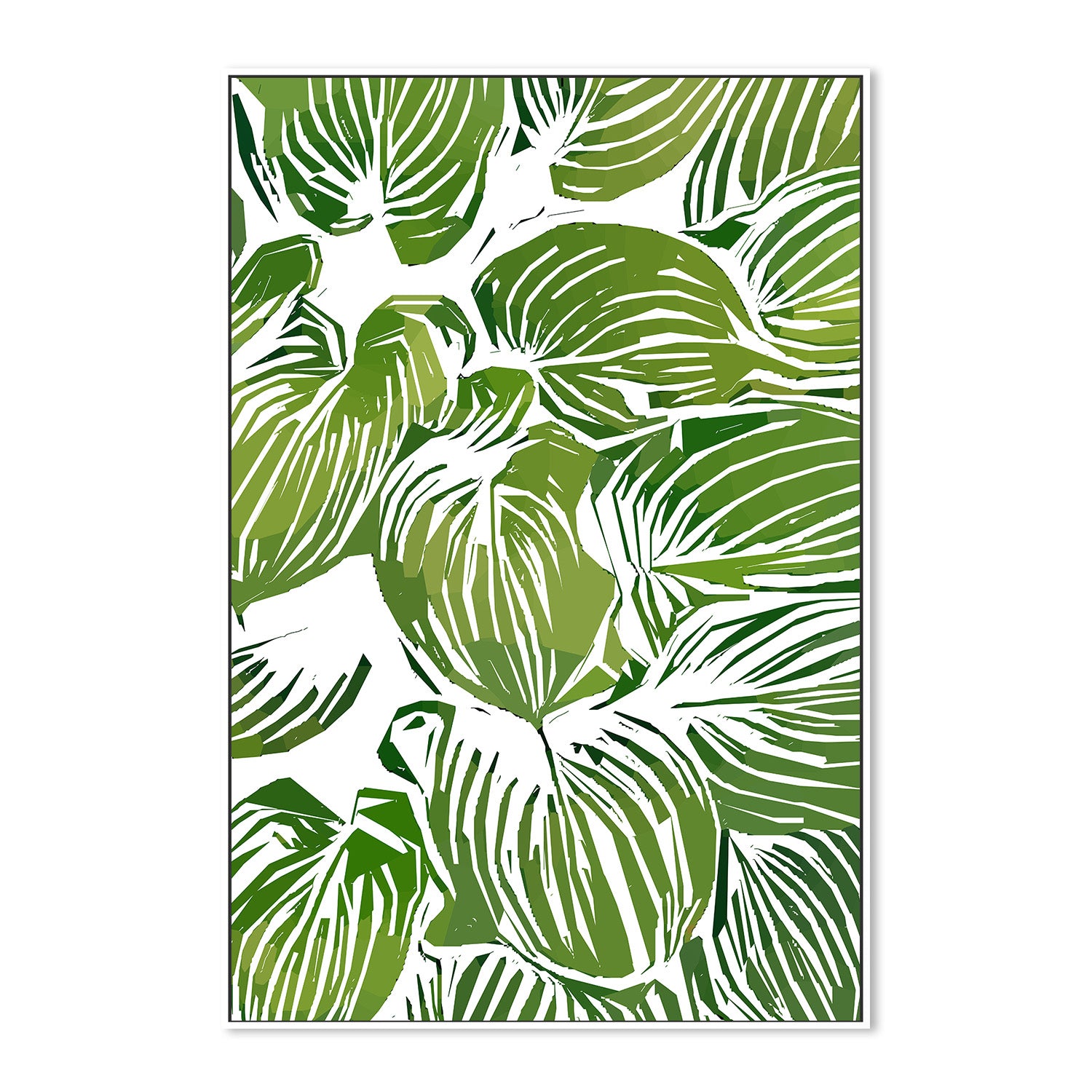 wall-art-print-canvas-poster-framed-Wild Leaves, Style C-5