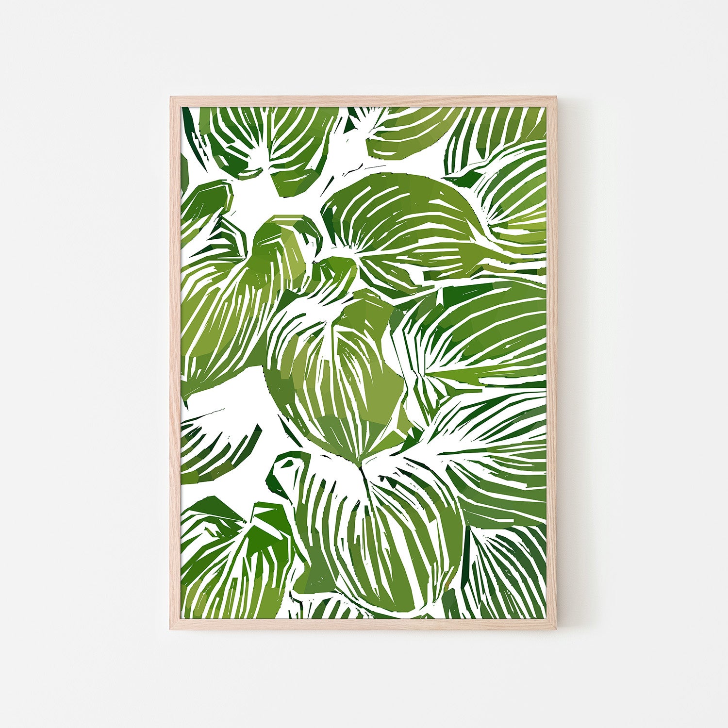 wall-art-print-canvas-poster-framed-Wild Leaves, Style C-6